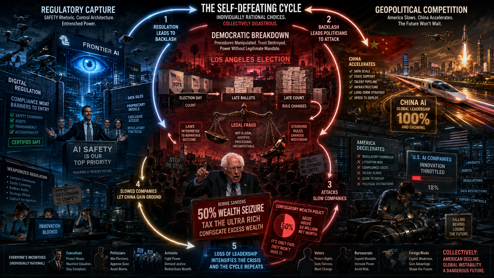 The All-In Podcast: Anthropic's Regulatory Capture, Bernie's AI Equity Grab, and the Jobs Myth
